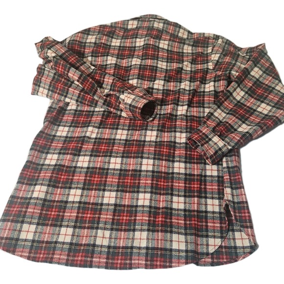 60s Pendleton Board TARTAN Shirt L Wool Flannel Camp Large USA VTG - Picture 7 of 7